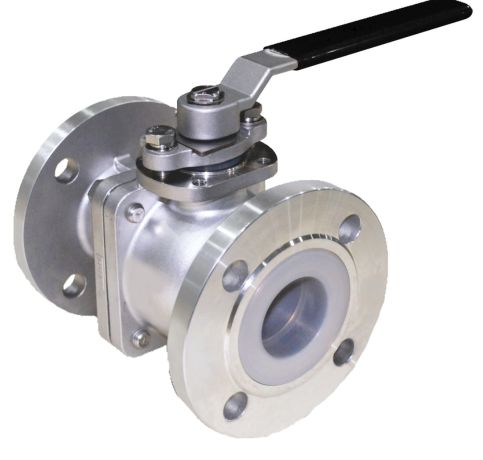 MS PTFE Lined Ball Valve in saudi arabia